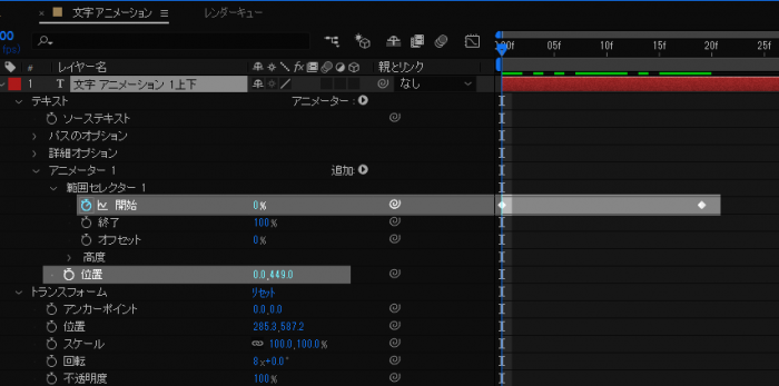 Ae 文字を1文字ずつアニメーションする基本技 ぶいろぐ